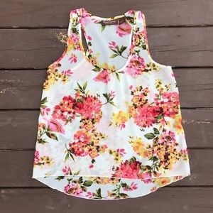 Floral Sheer Top